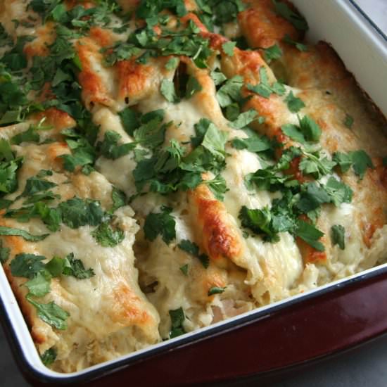 Shortcut Enchiladas Verdes