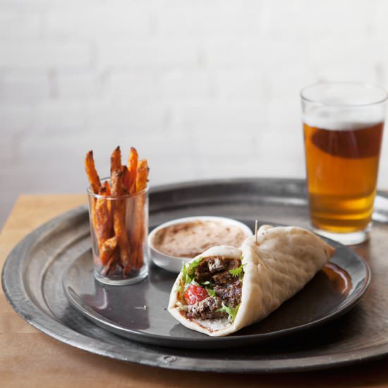 Mushroom Seitan Gyros