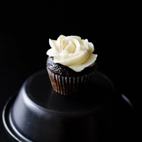 Mini Chocolate Cupcakes