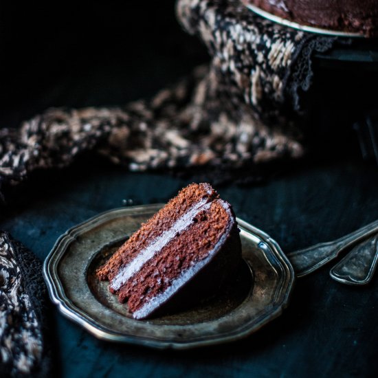 Dark Chocolate Layer Cake