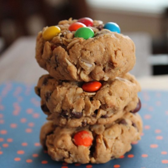 Whole-Wheat Monster Cookies