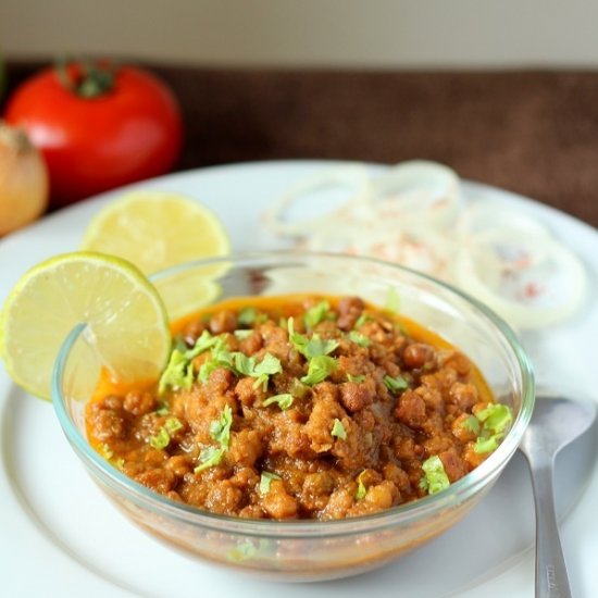 Black Chana Masala Curry