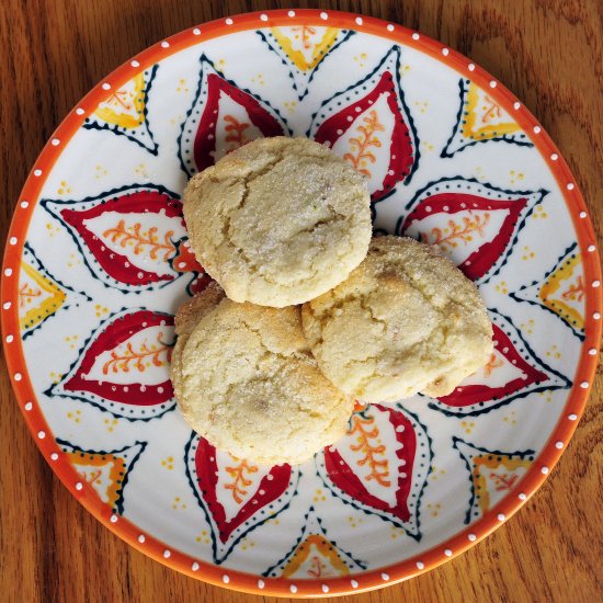 Chewy Lime Sugar Cookies