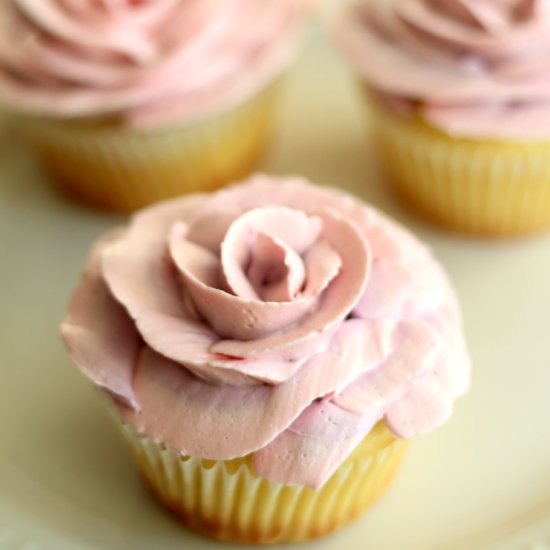 Lemon White Chocolate Cupcakes