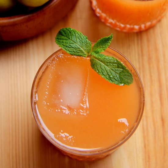 Cantaloupe Ginger Mocktail