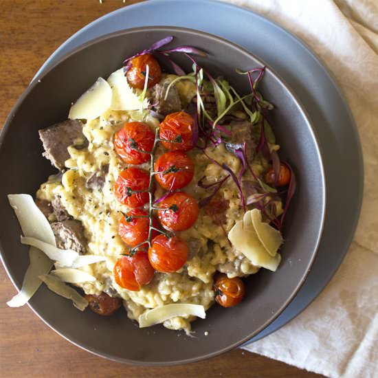 Boerewors and Tomato Risotto