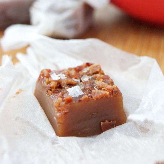 Bacon & Sea Salt Caramels