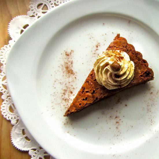 Cappuccino Brownie Tart