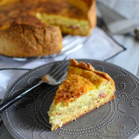 Deep-Dish Quiche Lorraine