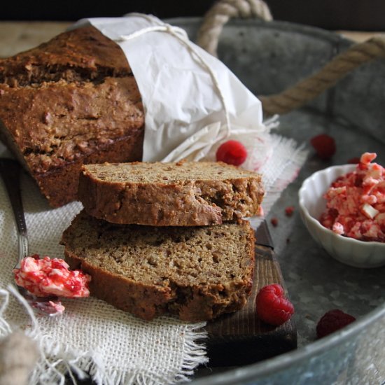 Cinnamon Sugar Banana Pecan Bread