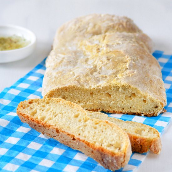 Ciabatta with rosemary and garlic