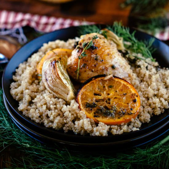 Oven-Roasted Orange Chicken