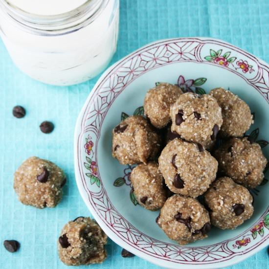 No Bake Chocolate Chip Cookies