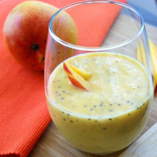 Mango Chia Seeds Milk Shake