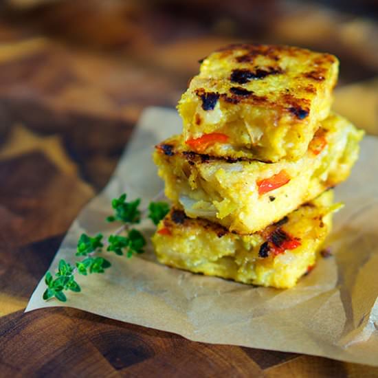 Polenta Cakes (Vegan)