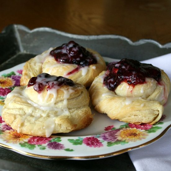 Easy Butter Danish Rolls