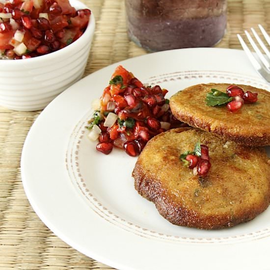 White bean fritters