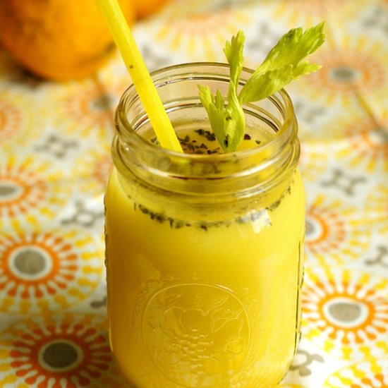 Pineapple, Orange, Celery Juice