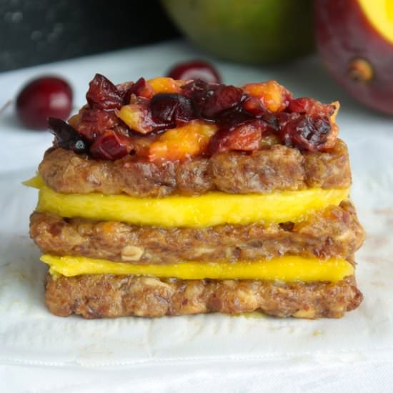 Vegan Cherry Mango Bars