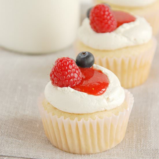 Strawberry Scented Cupcakes