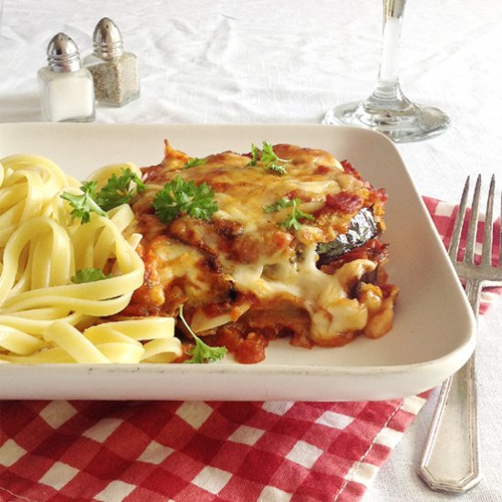 Cheesy Eggplant Parm