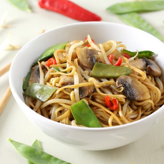 Veggie chow mein