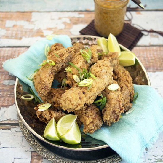 Deep Fried Chicken Necks