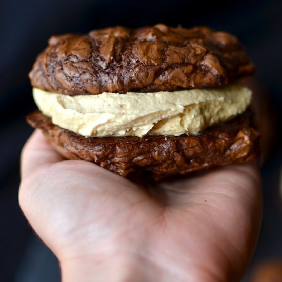 Brownie Cookie Sandwiches