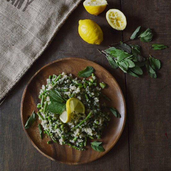 Spring Quinoa Salad with Asparagus