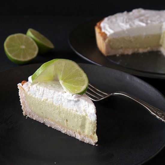 GF Vegan Creamy Key Lime Pie