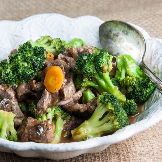 Broccoli, Carrot, Lamb Stir-Fry