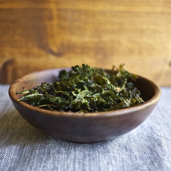 Salt and Vinegar Kale Chips