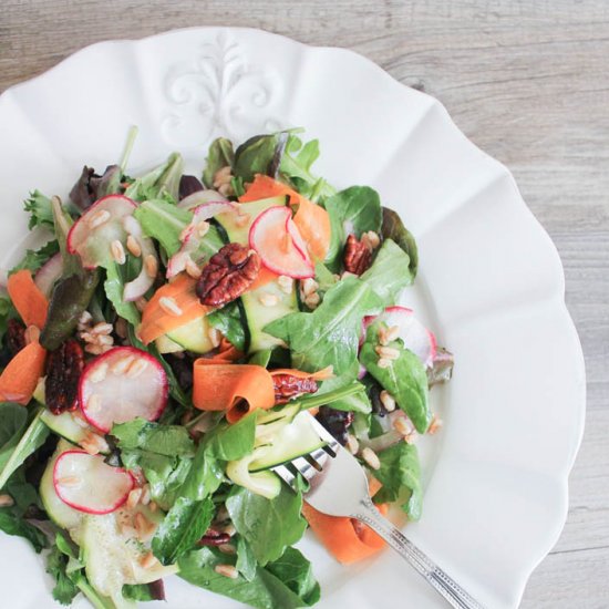 Shaved Vegetable Salad w/Farro