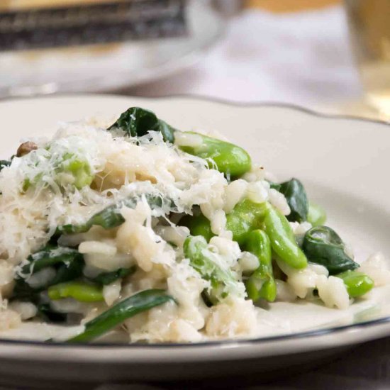 Fava Bean & Ramp Risotto