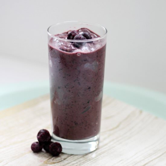 Chocolate Blueberry Protein Shake