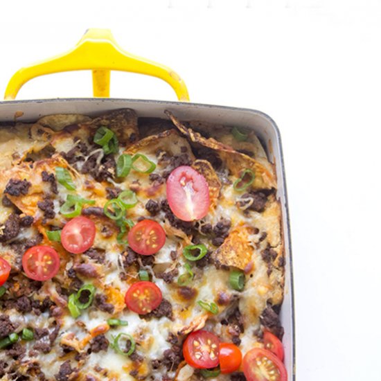 Mexican Beefy Nacho Casserole