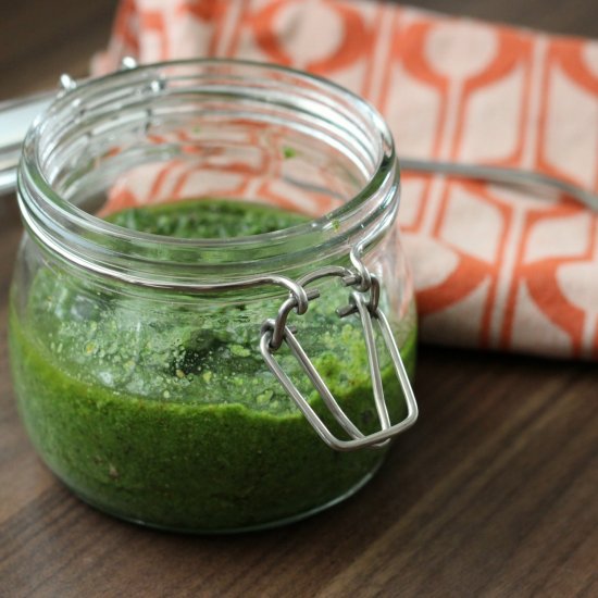 Delicious Wild Nettle Pesto