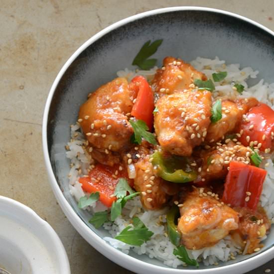 Homemade Sweet and Sour Chicken