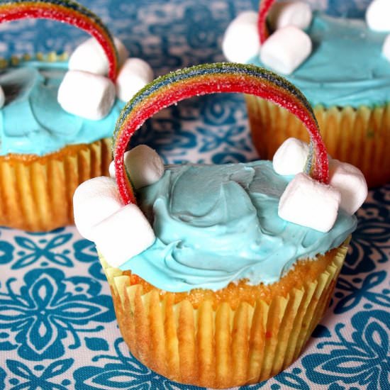 Rainbow Cupcakes