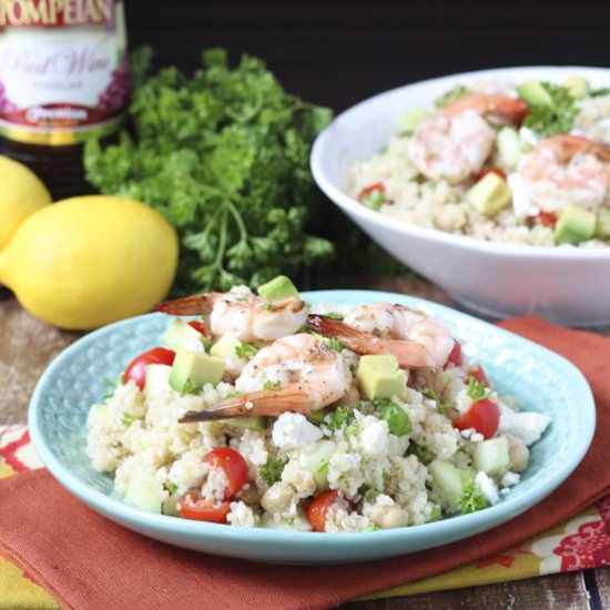 Mediterranean Grilled Shrimp Salad