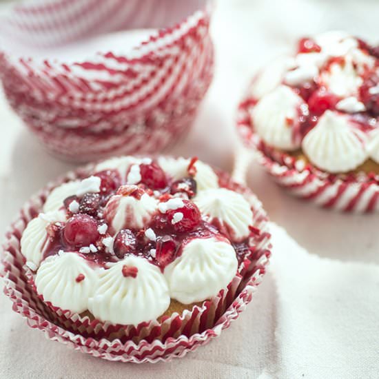 Elderflower Yogurt Cupcakes