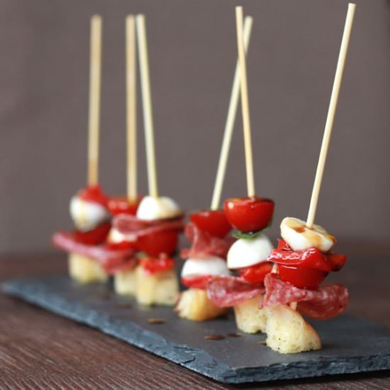 Italian Appetizer Skewers