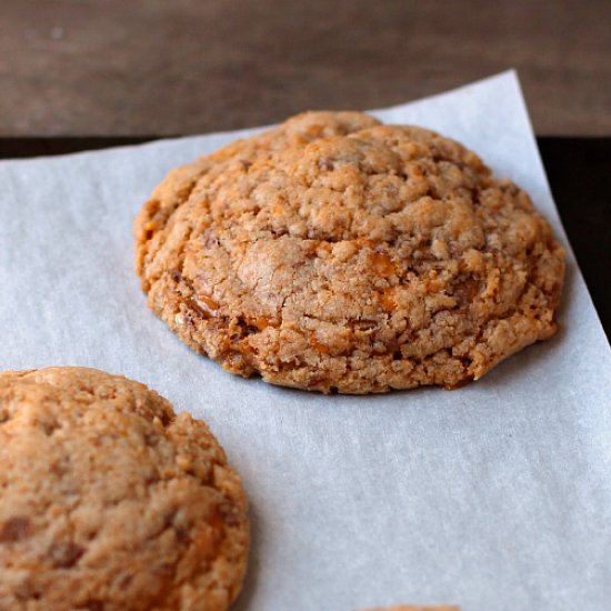 Butterfinger Candy Cookies