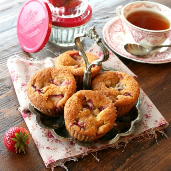 Vegan Strawberry Orange Muffins