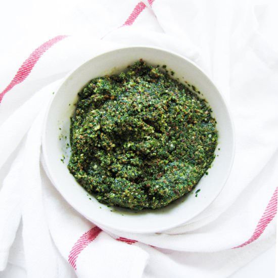 Kale and Hazelnut Pesto