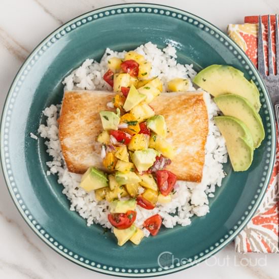 Mahi Mahi with Tropical Salsa