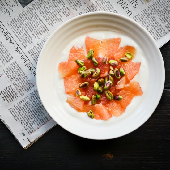 Grapefruit & Pistachio Breakfast