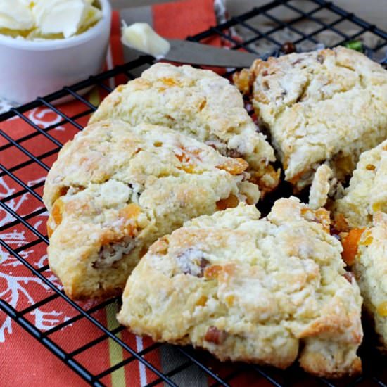 Apricot Pecan Scones