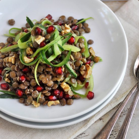 Lentil Pomegranate Salad