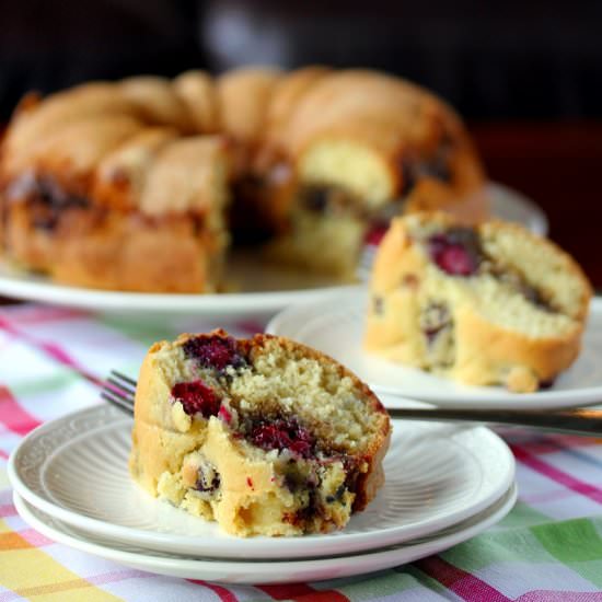 Blackberry Coffee Cake w/ Streusel